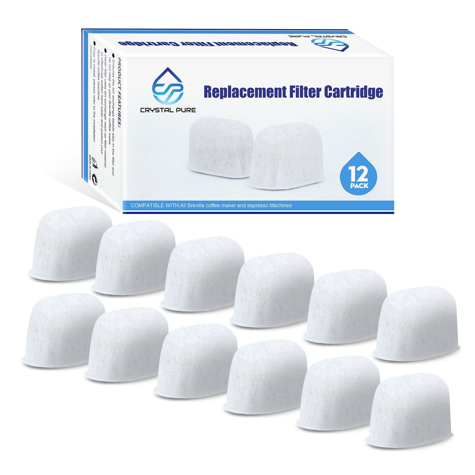 Replacement Water Filters for Breville BES250 BES980 Coffee Machines