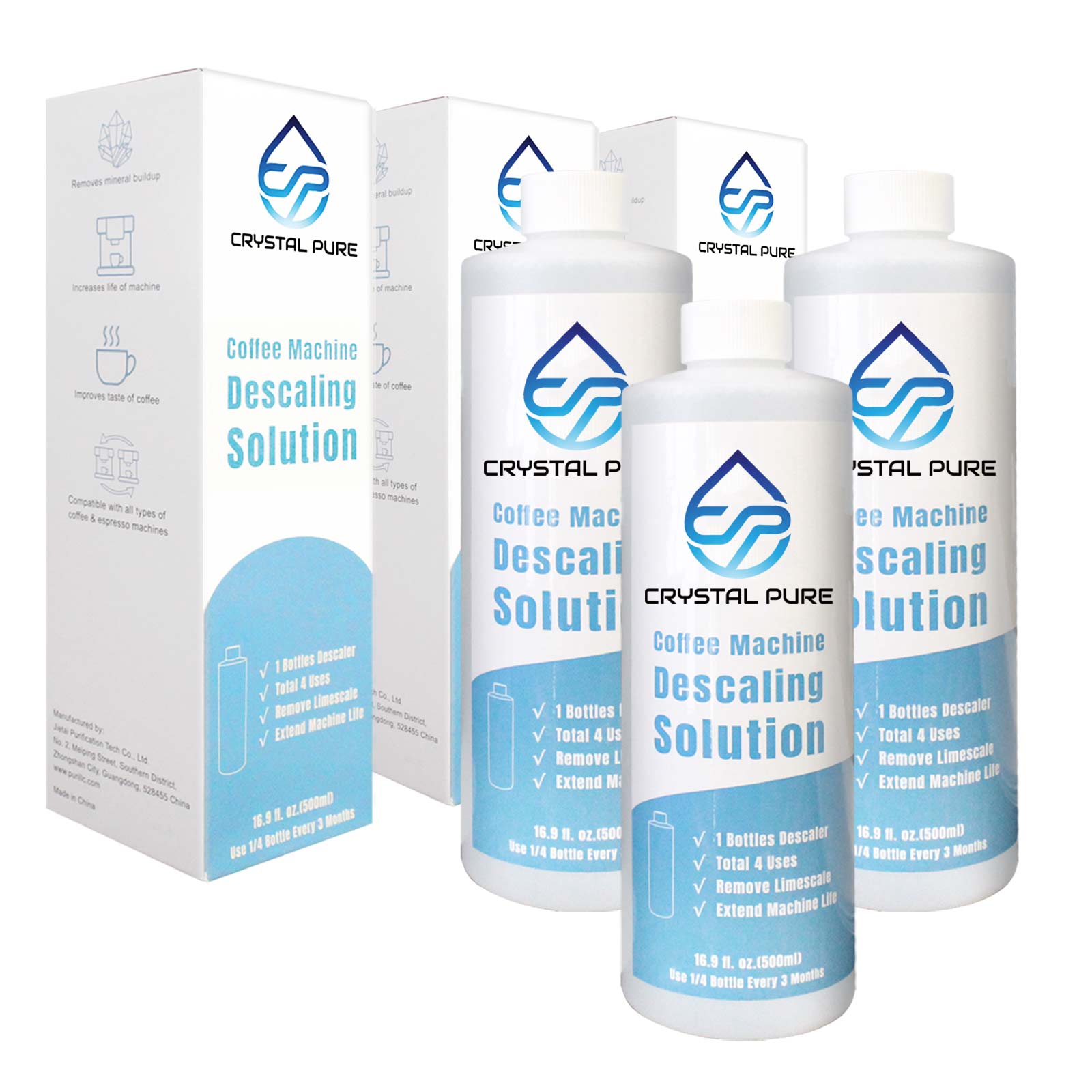 Liquid Descaler Cleaner Descale Descaling Solution for Coffee Machines