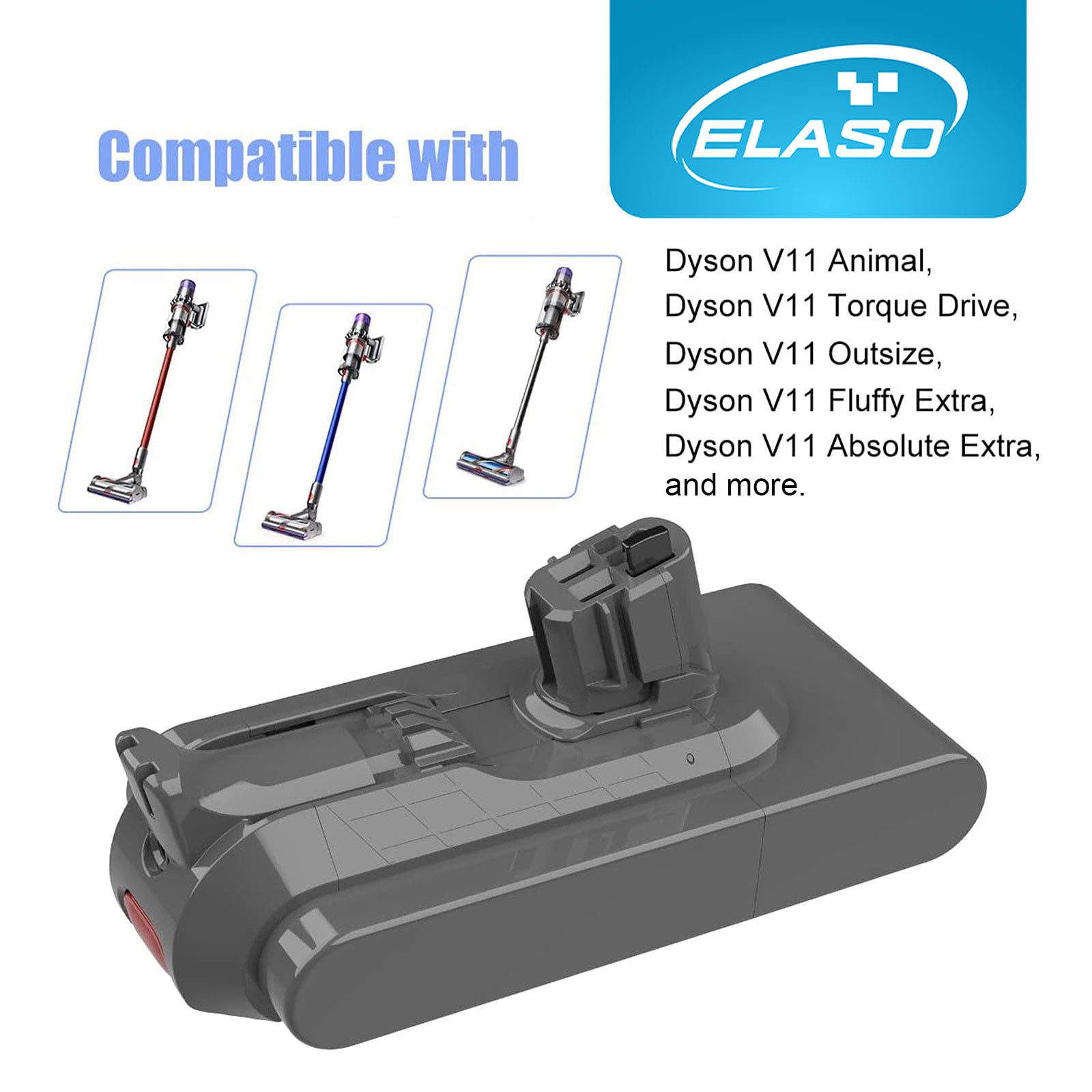 Replacement Battery for Dyson V11 SV15 Absolute Extra Animal Outsize