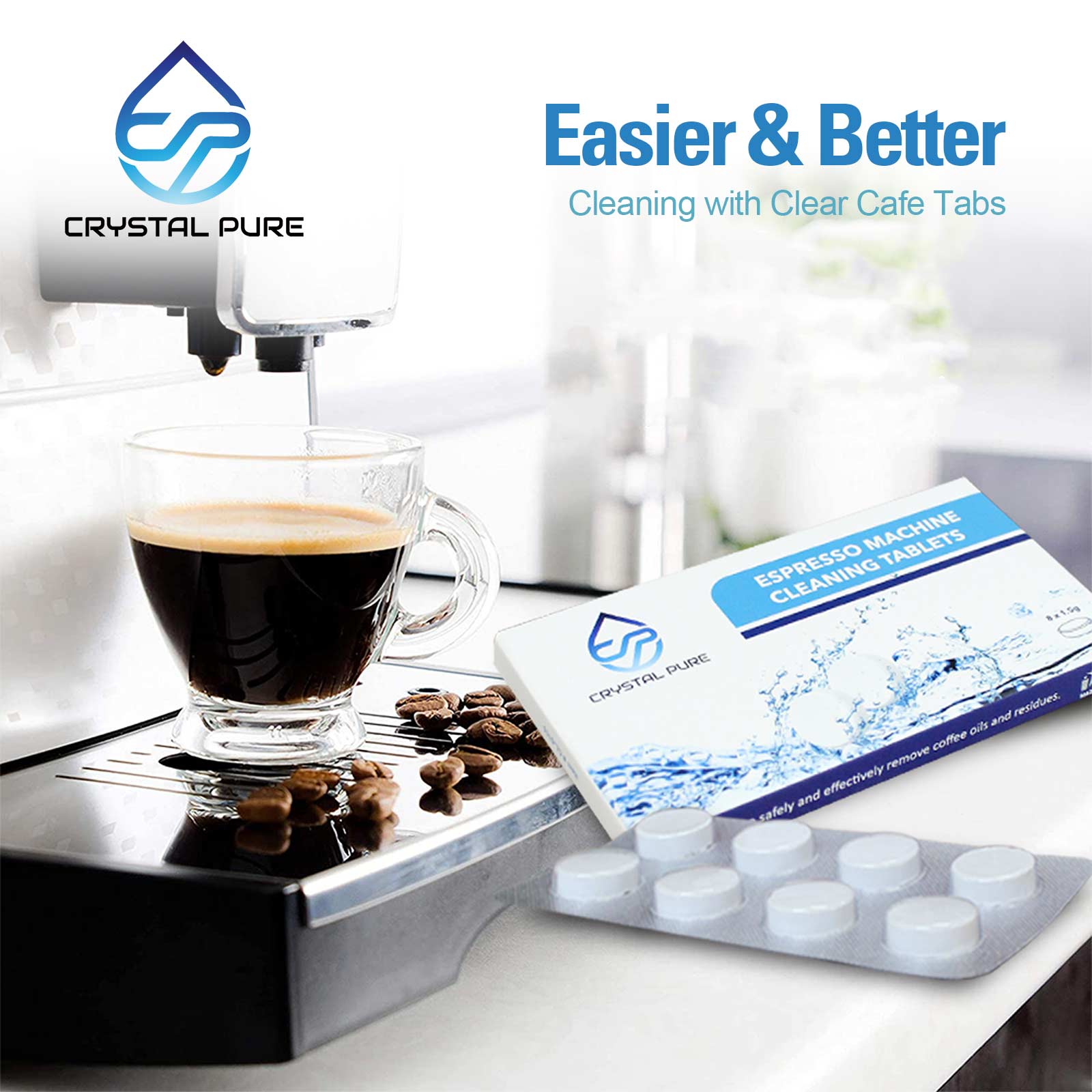 Cleaning Tablets for Breville, Jura, and more Espresso Coffee Machines