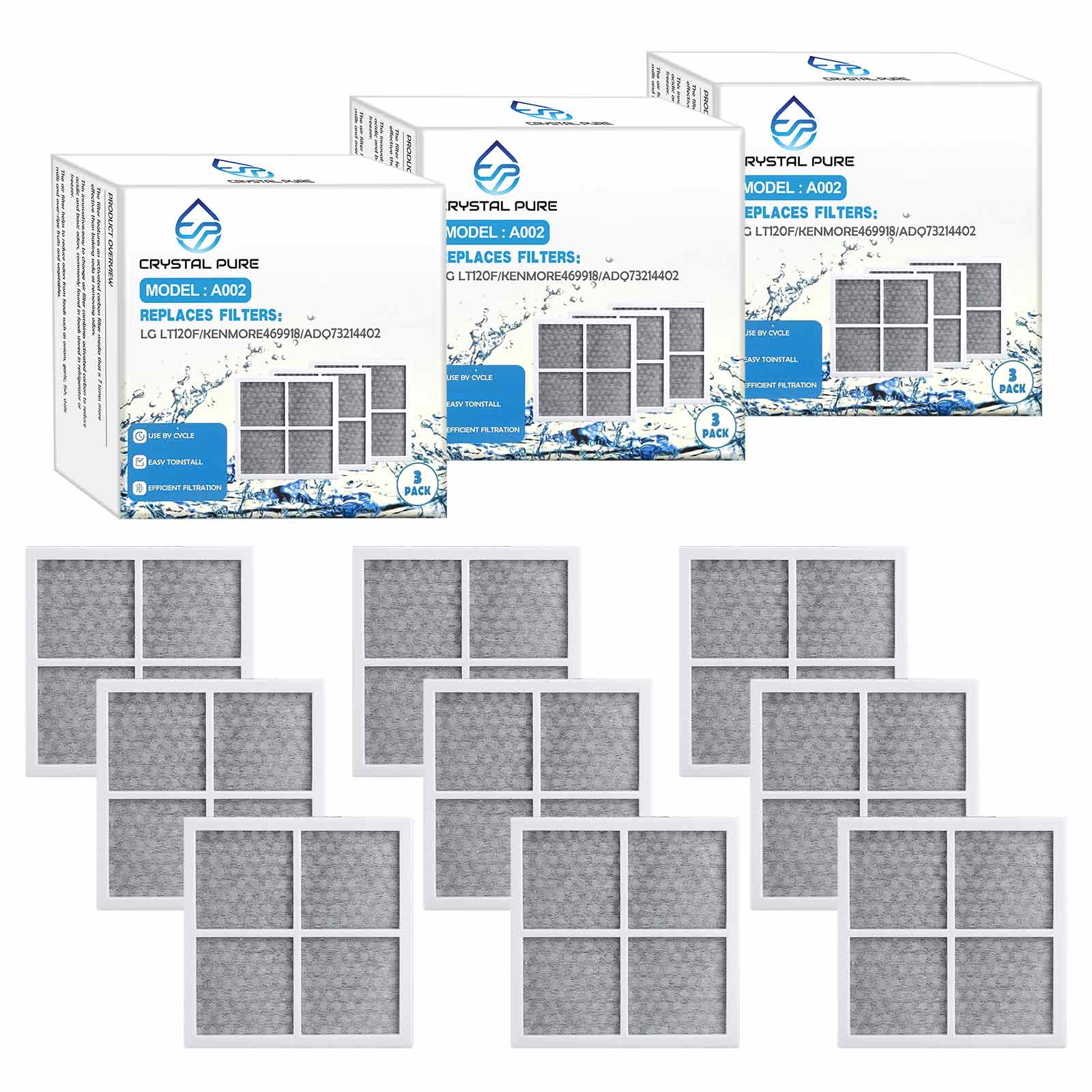 Refrigerator Air Filter Replacement for LG LT120F ADQ73214404