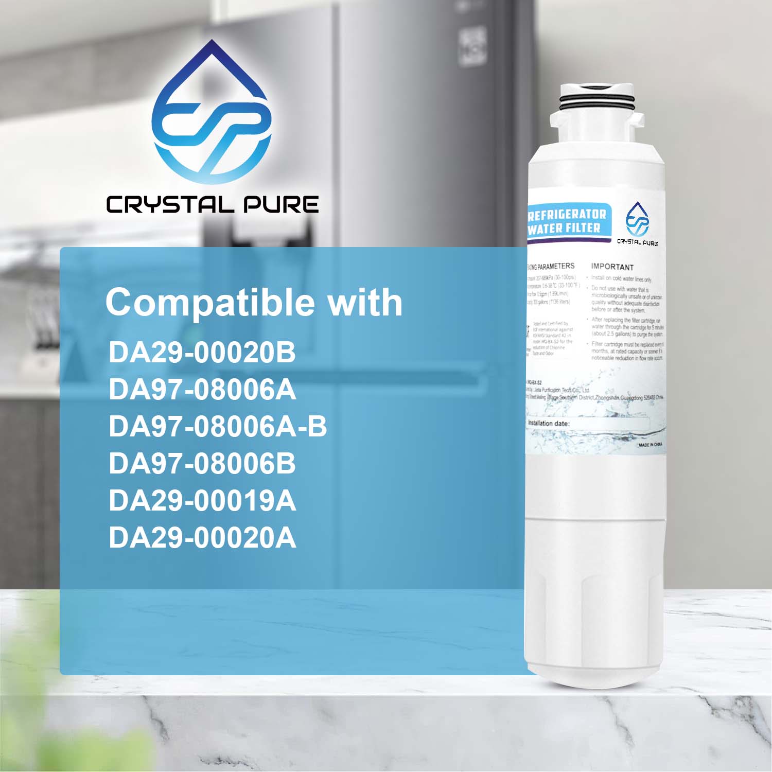 Refrigerator Water Filter Replacement for Samsung DA97-08006A HAF-CIN