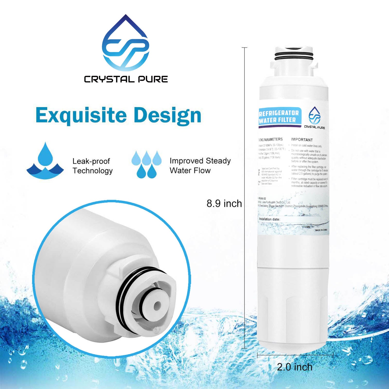 Refrigerator Water Filter Replacement for Samsung DA97-08006A HAF-CIN