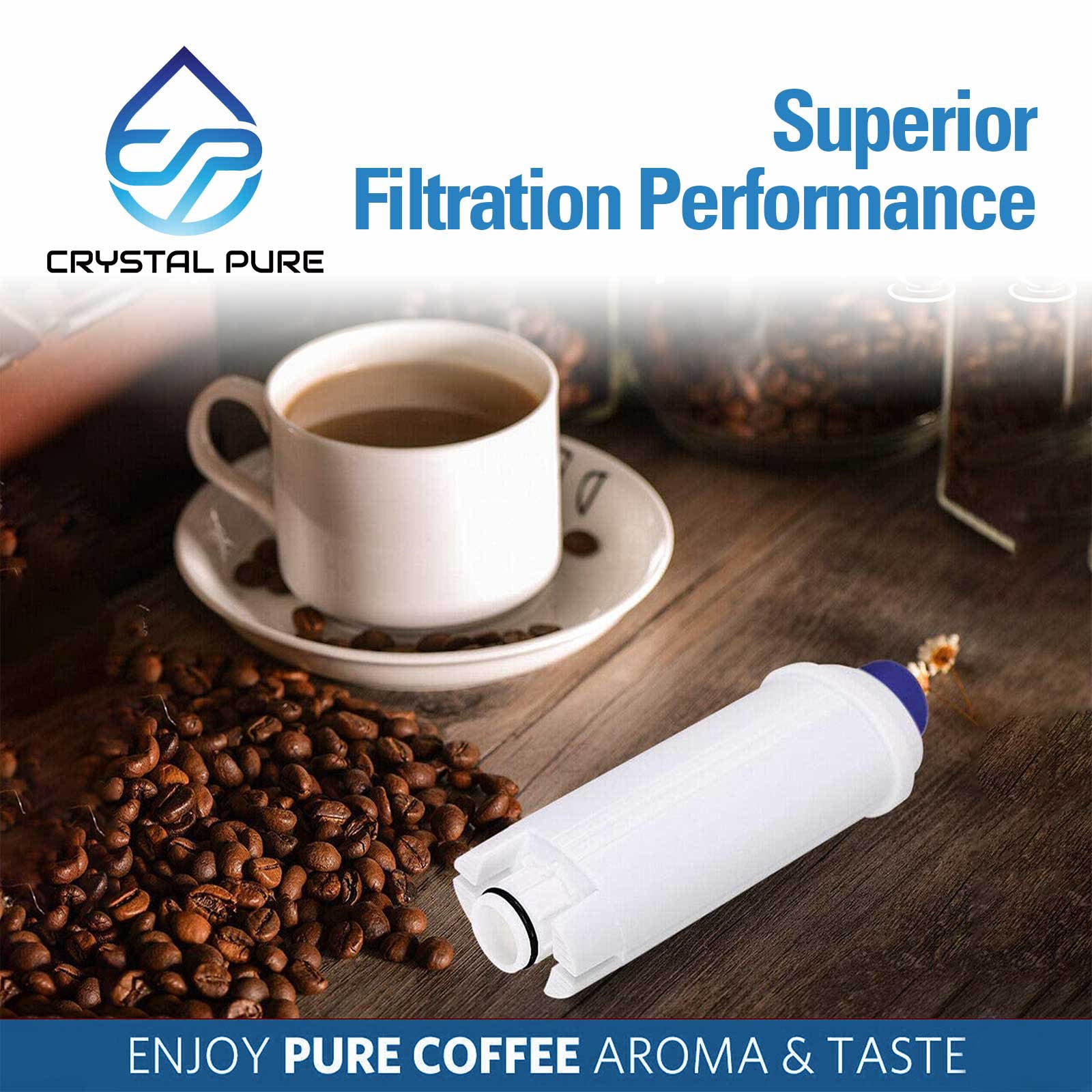 Water Filter Replacement for Delonghi DLSC002 SER3017 Coffee Machines
