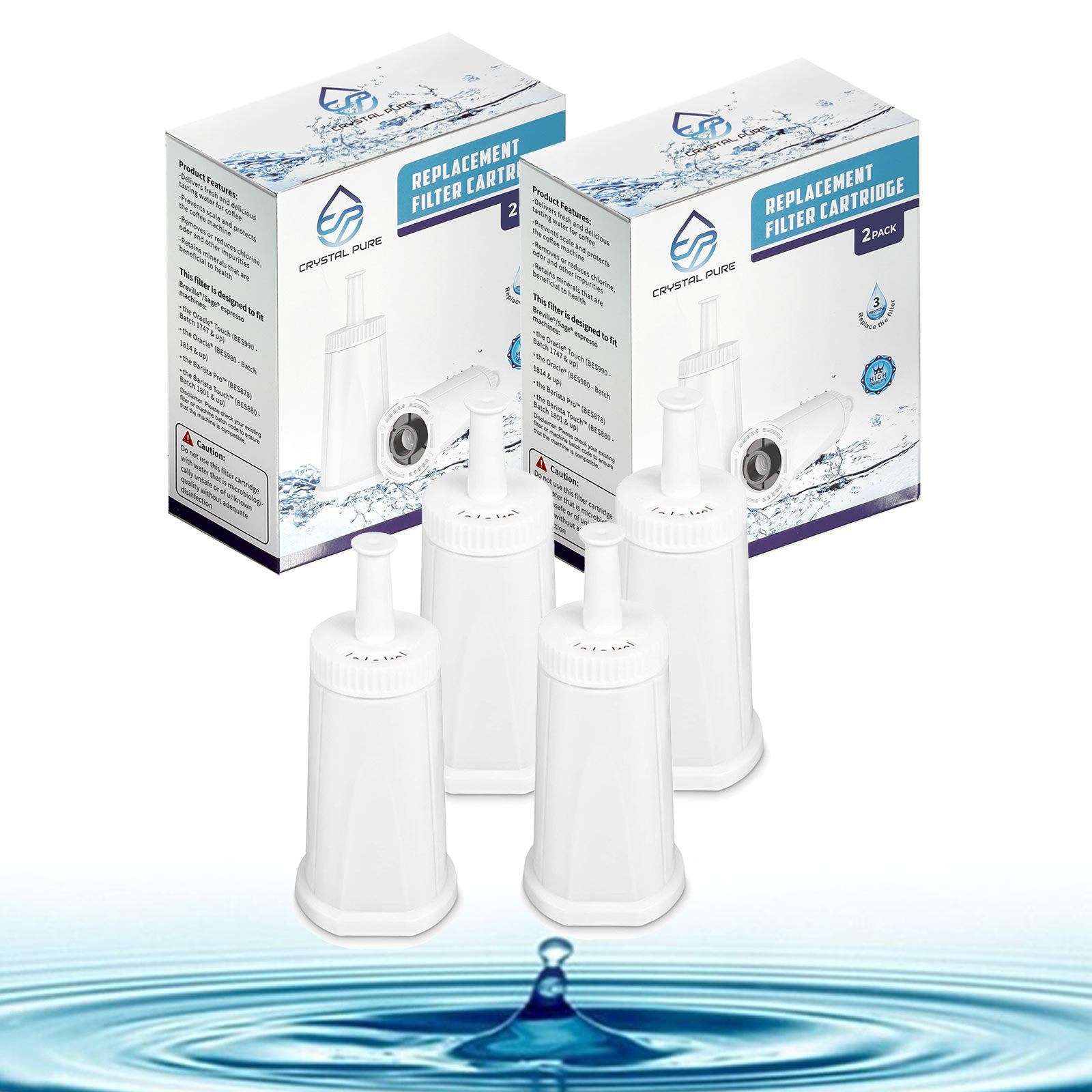 Water Filter Replacement Breville Claro Swiss Coffee Machines BES008