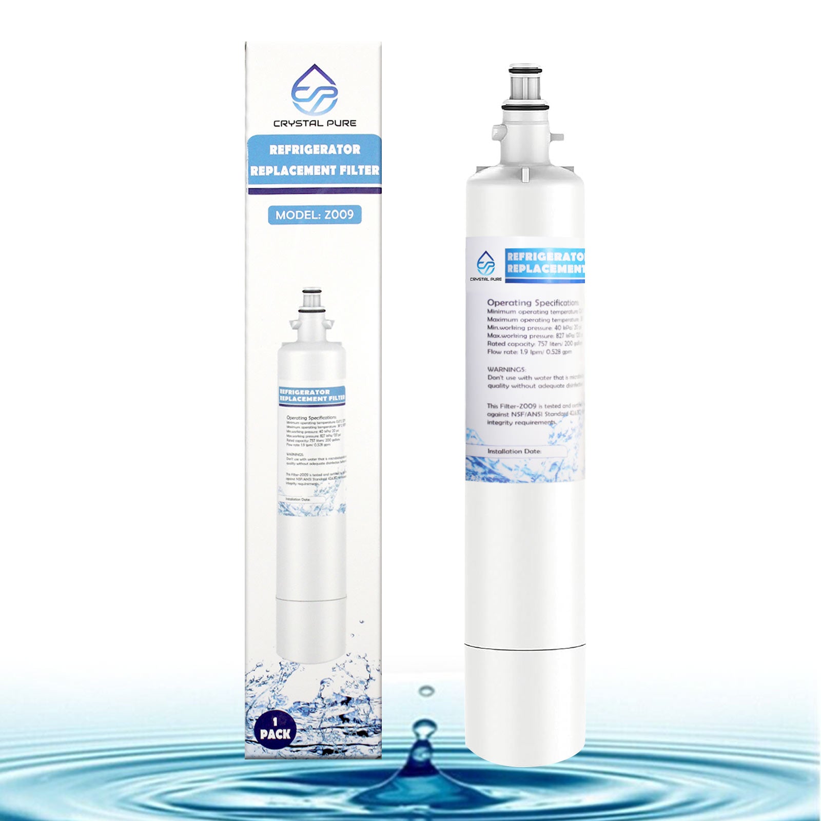 Refrigerator Water Filter Replacement for Fisher & Paykel 847200