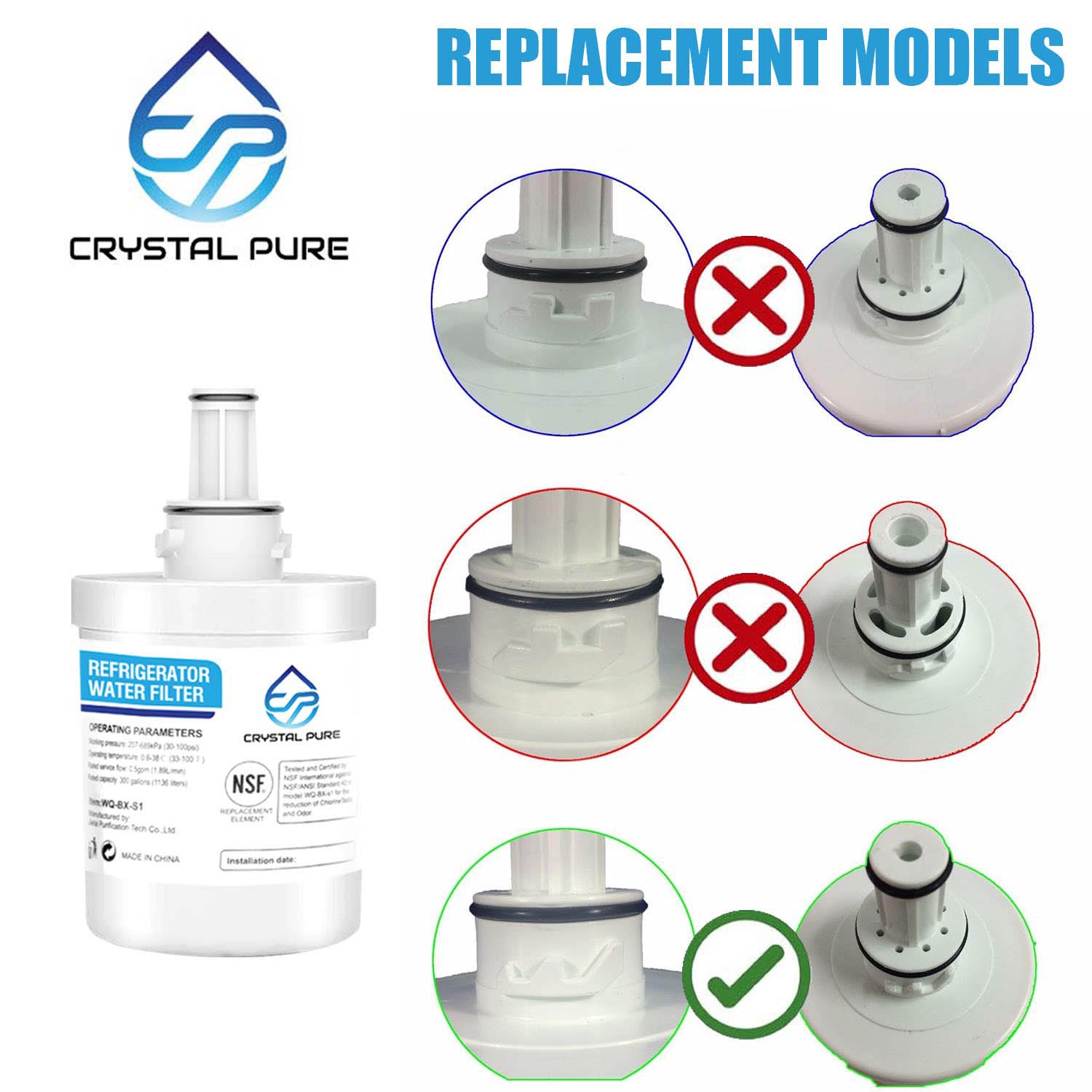 Refrigerator Water Filter Replacement for Samsung DA29-00003 HAFIN2