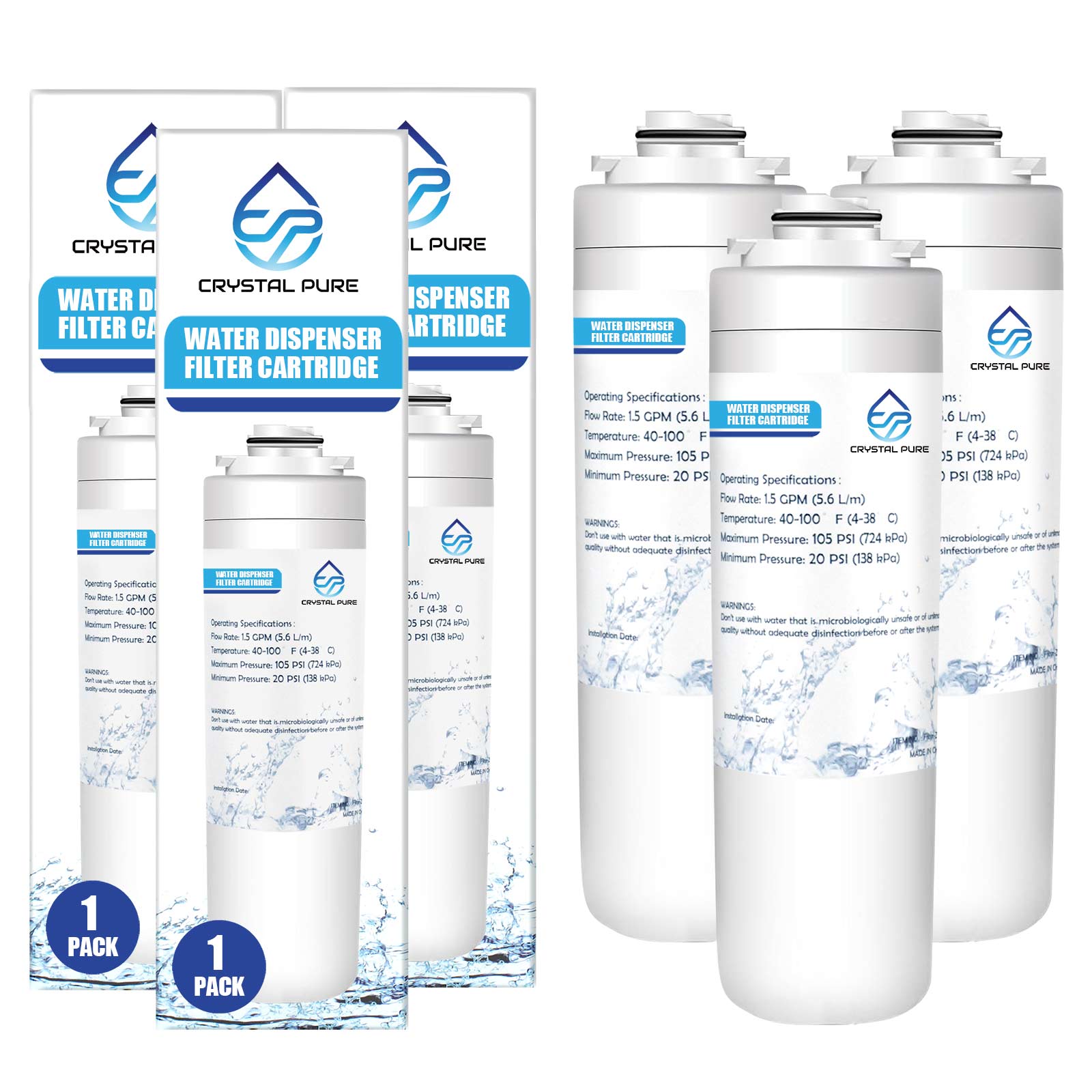 Replacement Water Filter for Elkay 51300C ezH2O Halsey Taylor 55898C