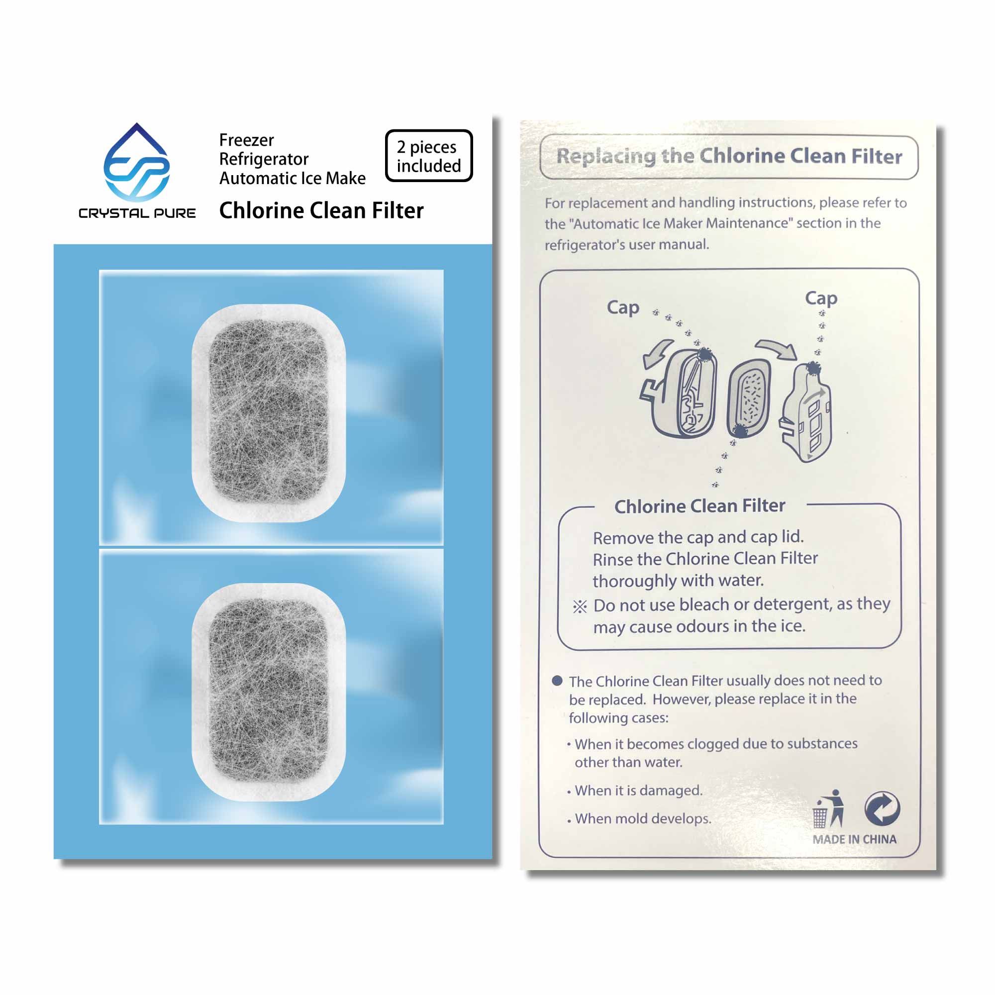 Refrigerator Ice Maker Water Filter Replacement for Mitsubishi MRPR-01FT