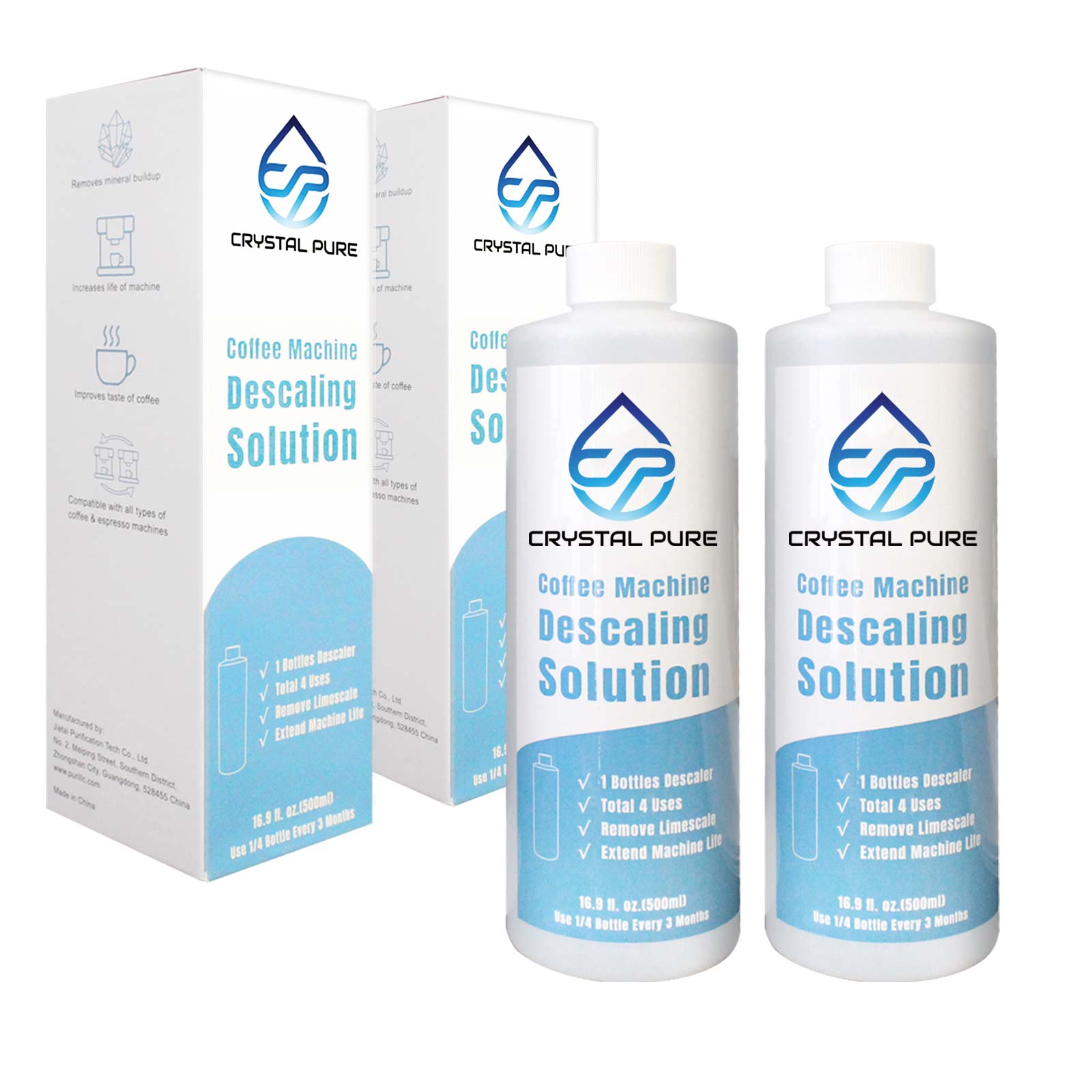 Liquid Descaler Cleaner Descale Descaling Solution for Coffee Machines