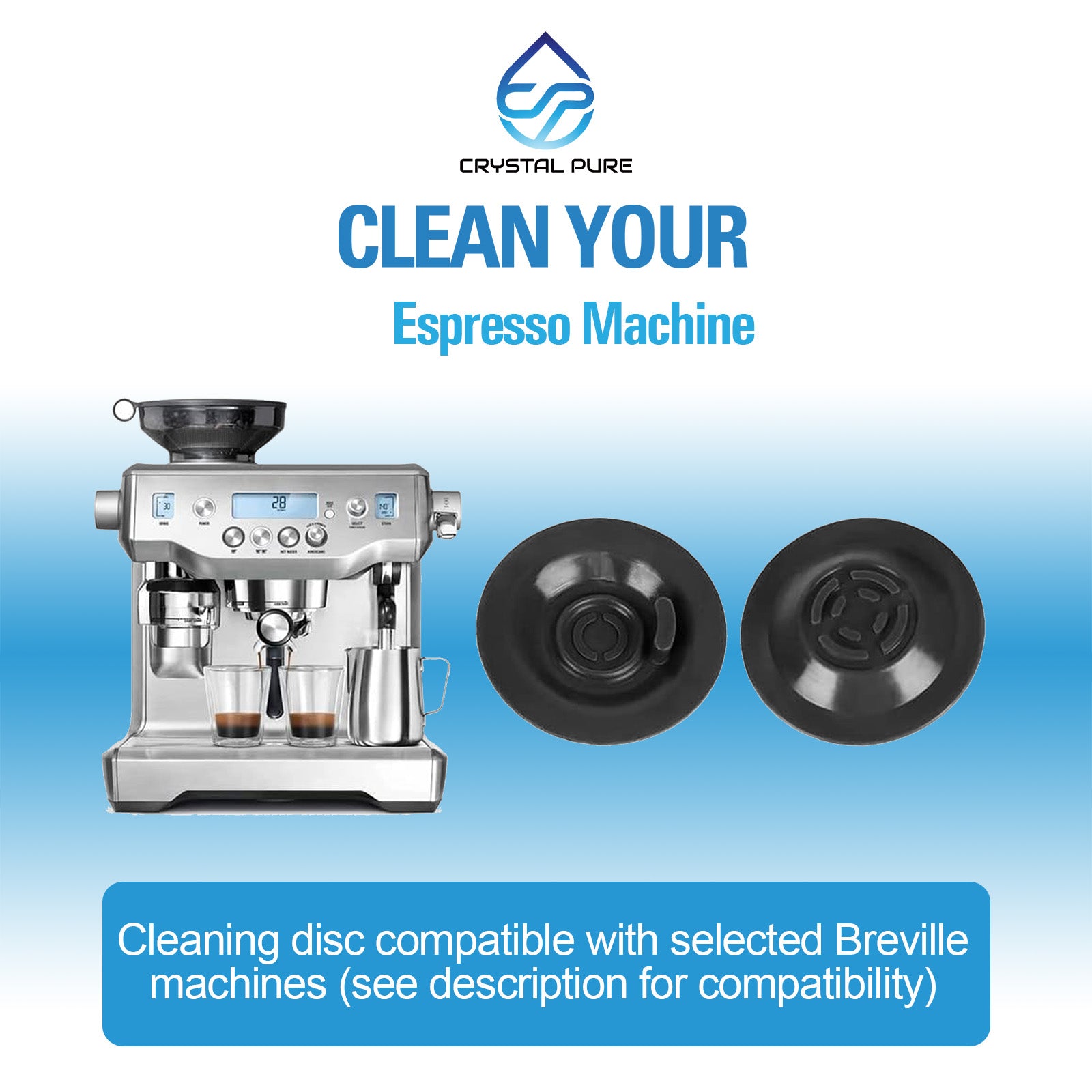 54mm Cleaning Disc for Breville Coffee Machine BES500 BES810 BES840