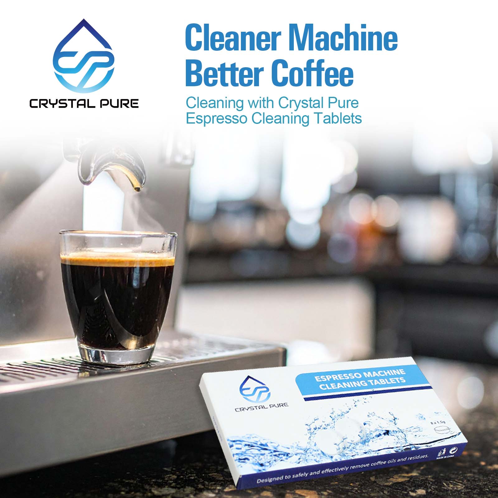 Cleaning Tablets for Breville, Jura, and more Espresso Coffee Machines