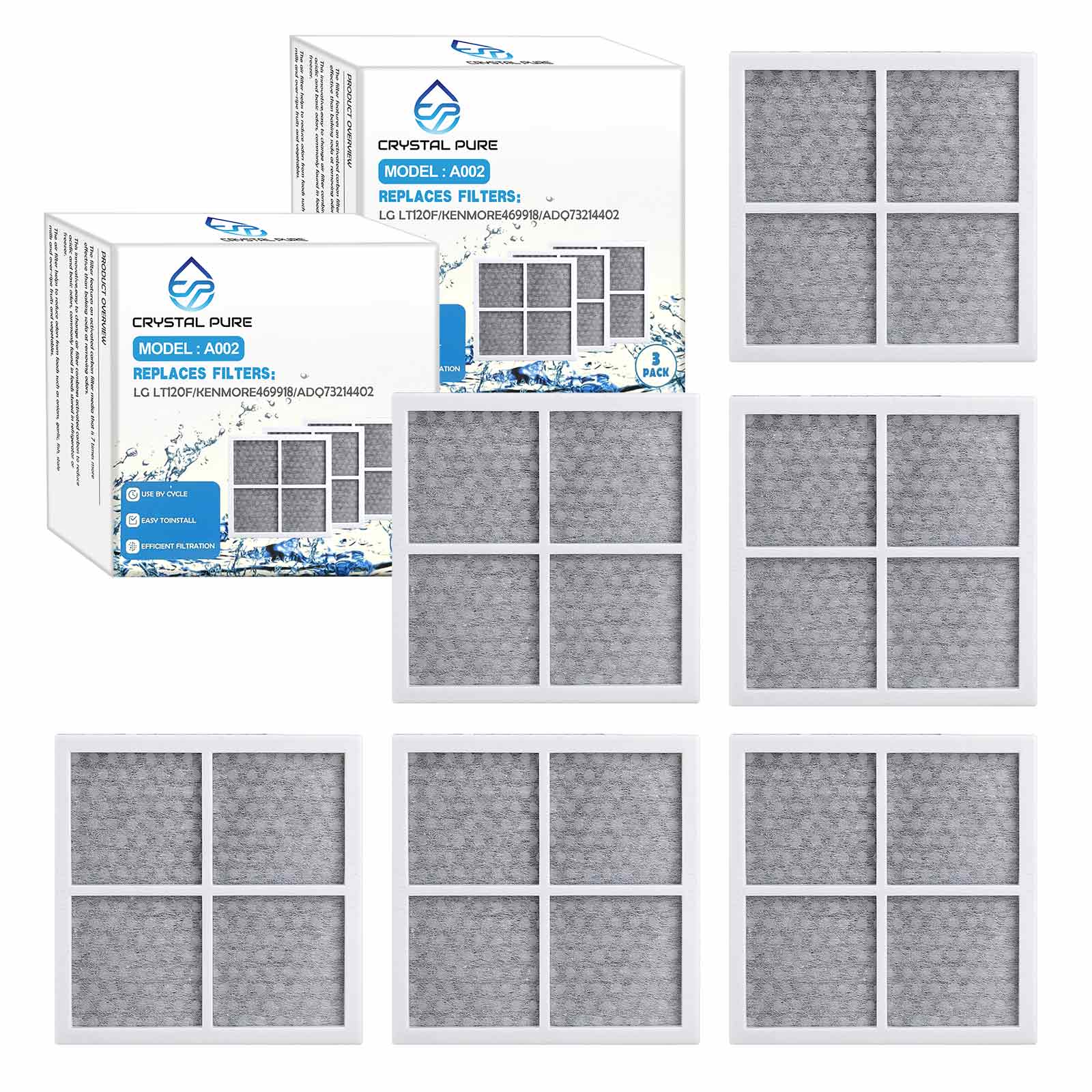 Refrigerator Air Filter Replacement for LG LT120F ADQ73214404