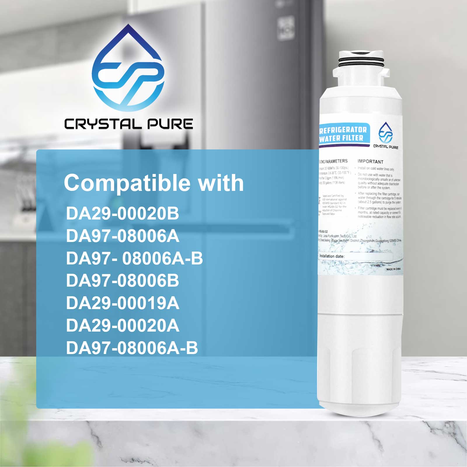 Refrigerator Water Filter Replacement for Samsung DA97-08006A HAF-CIN