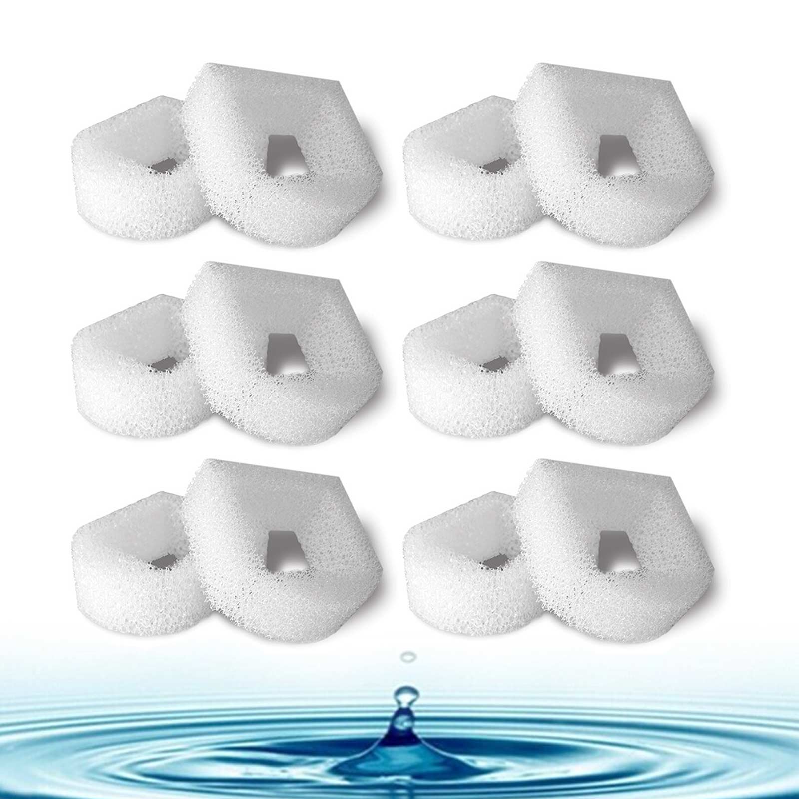 Replacement Foam Filters for PetSafe PAC19-14089 Pet Water Fountains
