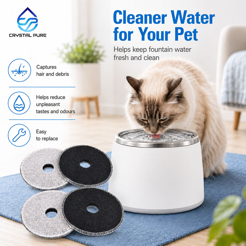 Replacement Filters for Catit Flower/Stainless Steel Pet Fountains