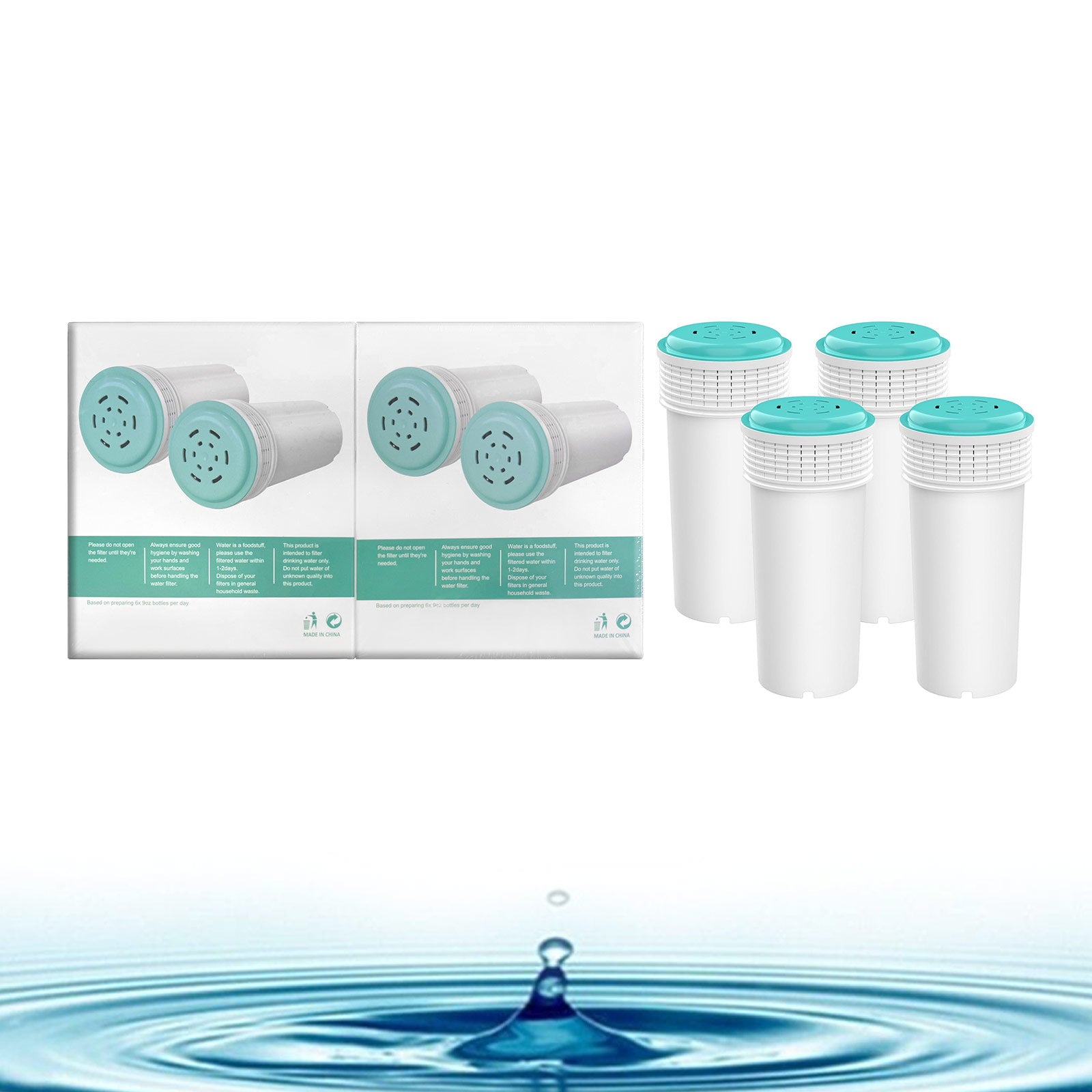 Replacement Filter for Tommee Tippee Perfect Prep Day & Night Machines