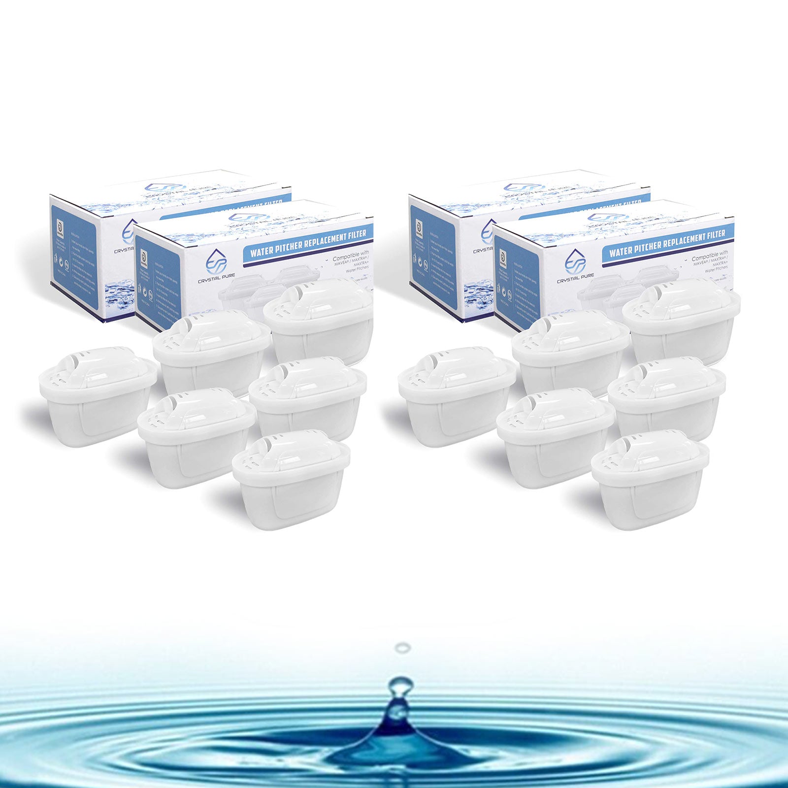 Water Filter Replacement for Brita Maxtra+ Maxtra Pro Compatible Jug