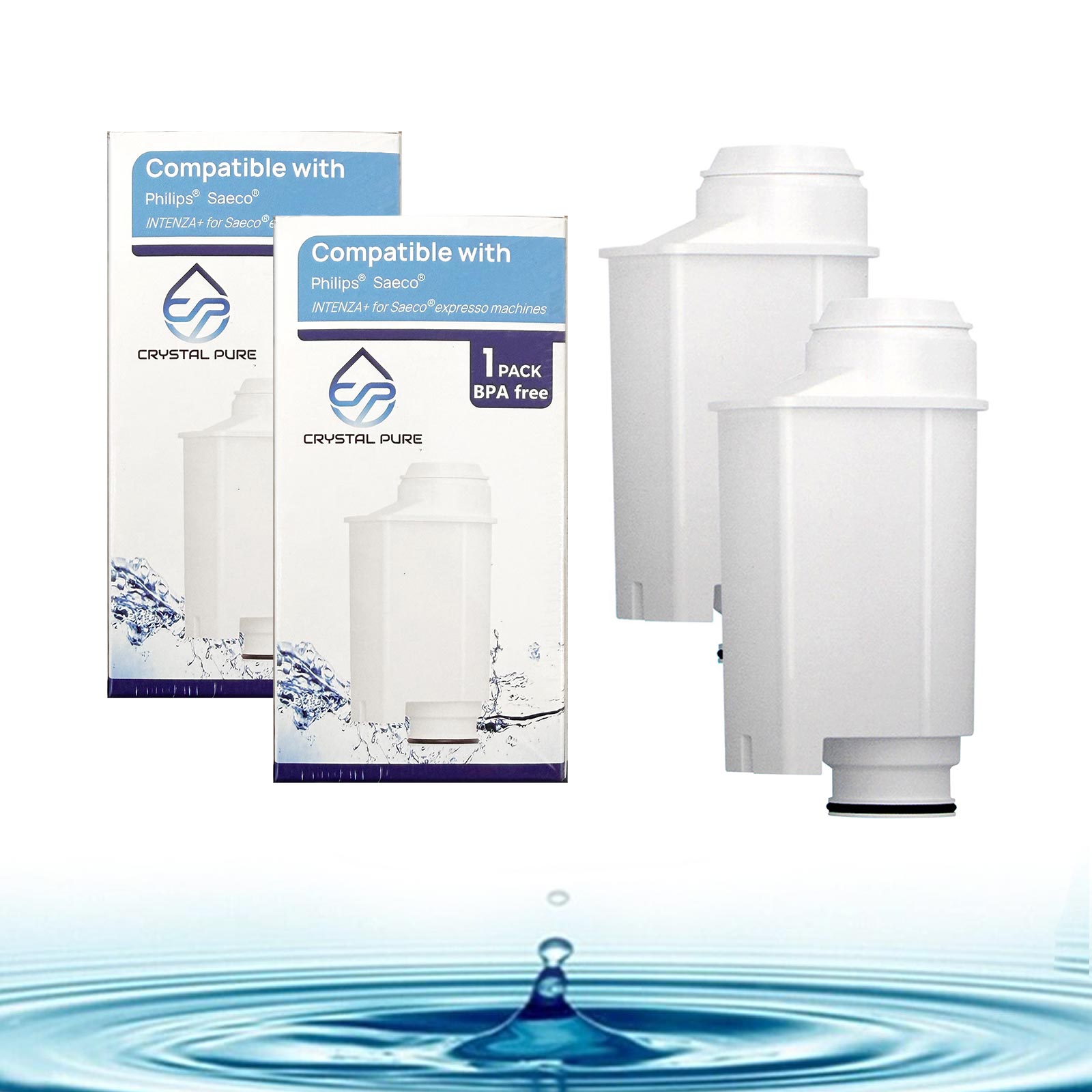 Water Filters for Philips, Gaggia & Bosch Coffee Machines CA6702-00
