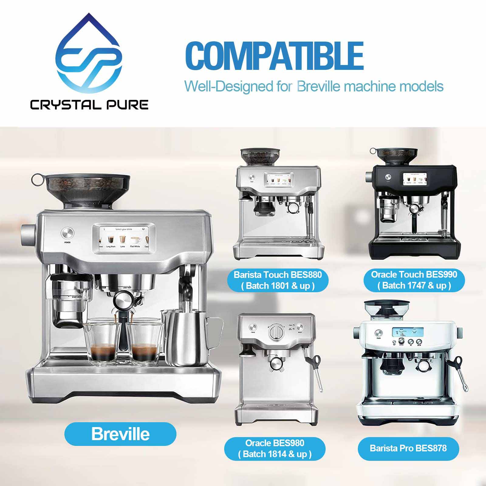 Water Filter Replacement Breville Claro Swiss Coffee Machines BES008