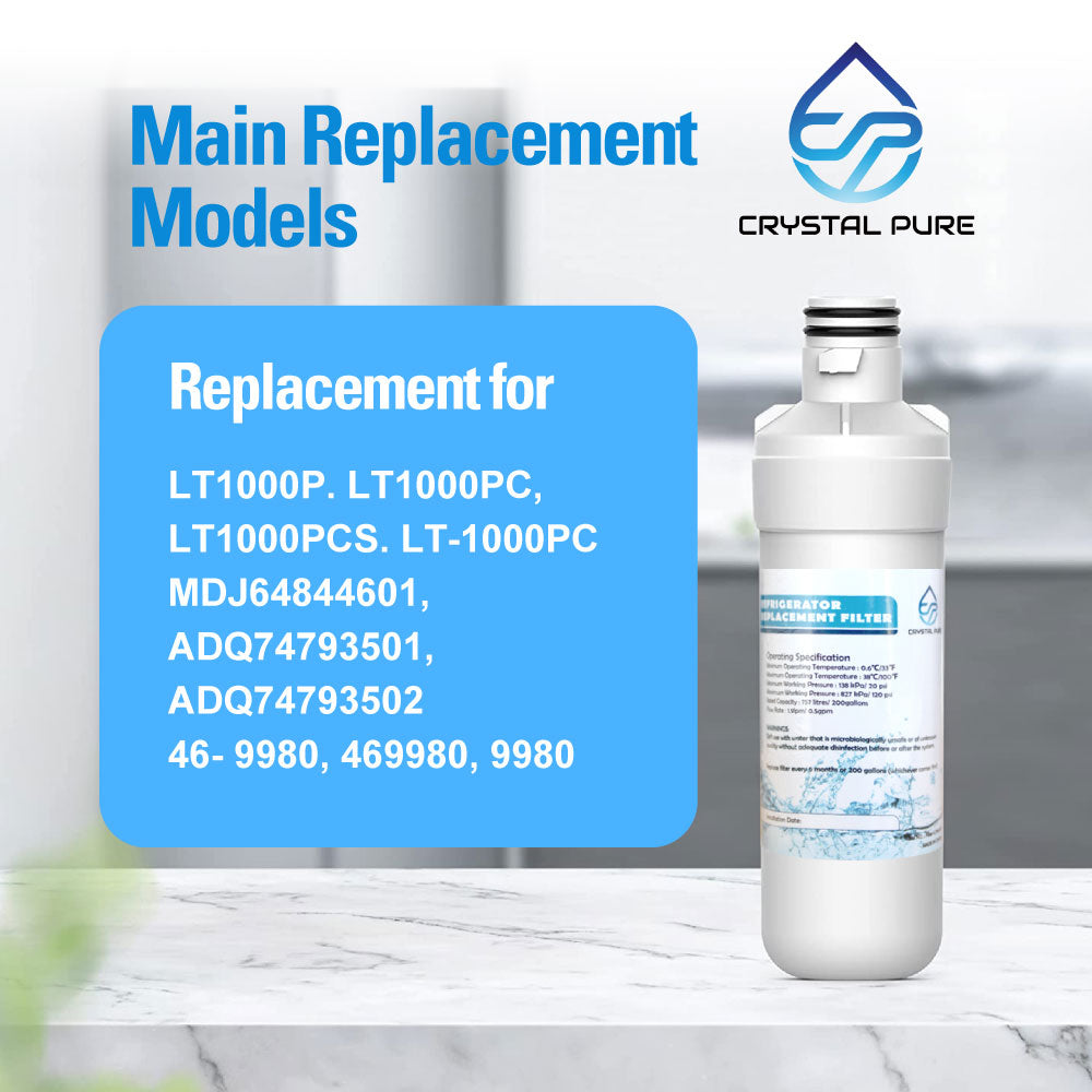 Refrigerator Water Air Filter Replacement for LG LT1000P LT1000PC