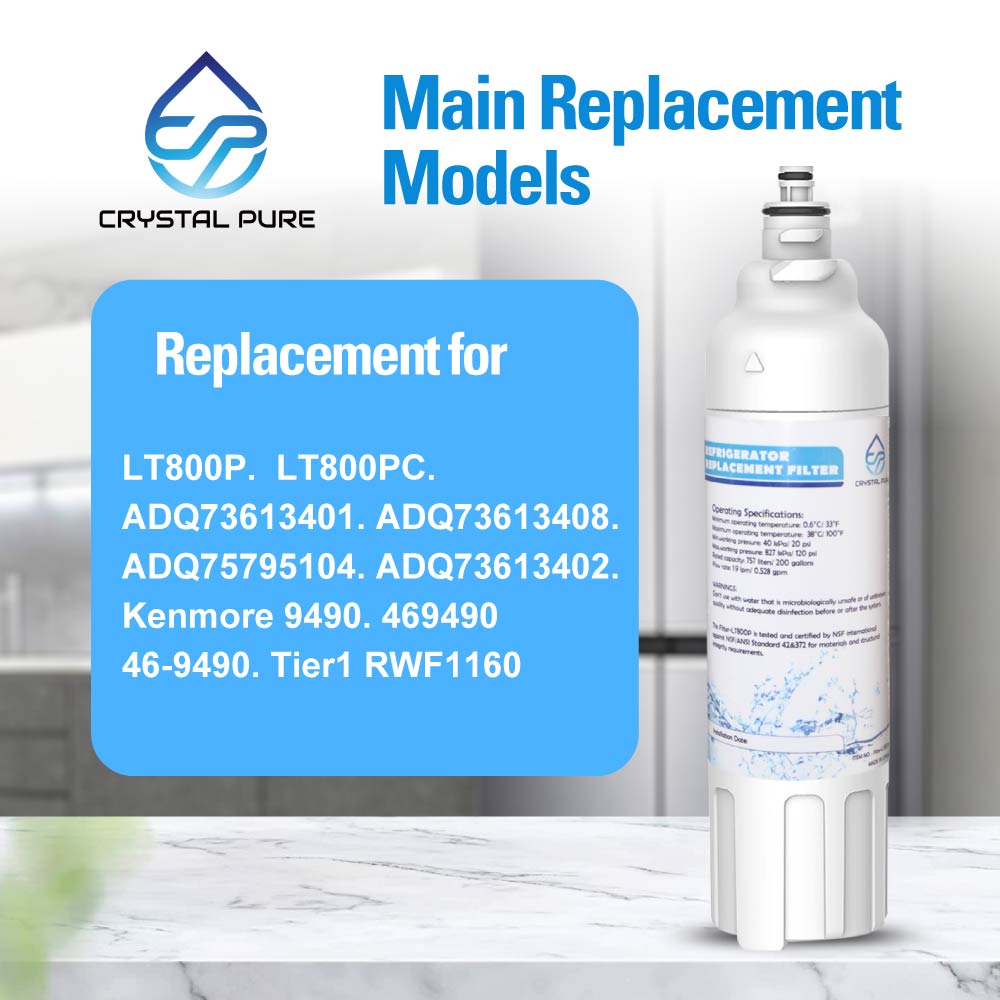 Refrigerator Water Filter Replacement for LG LT800P ADQ73613401