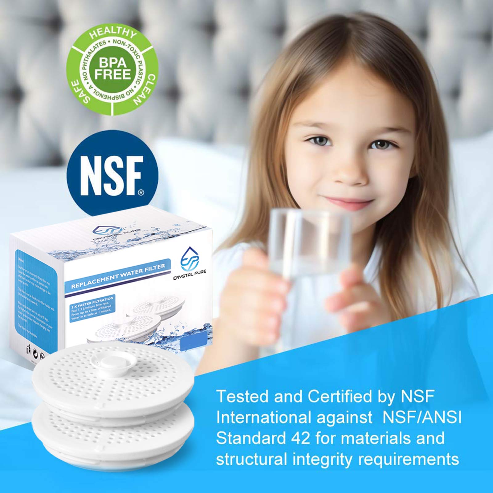 Water Filter Replacement for Breville Activ360 LWA063WHT AquaStation
