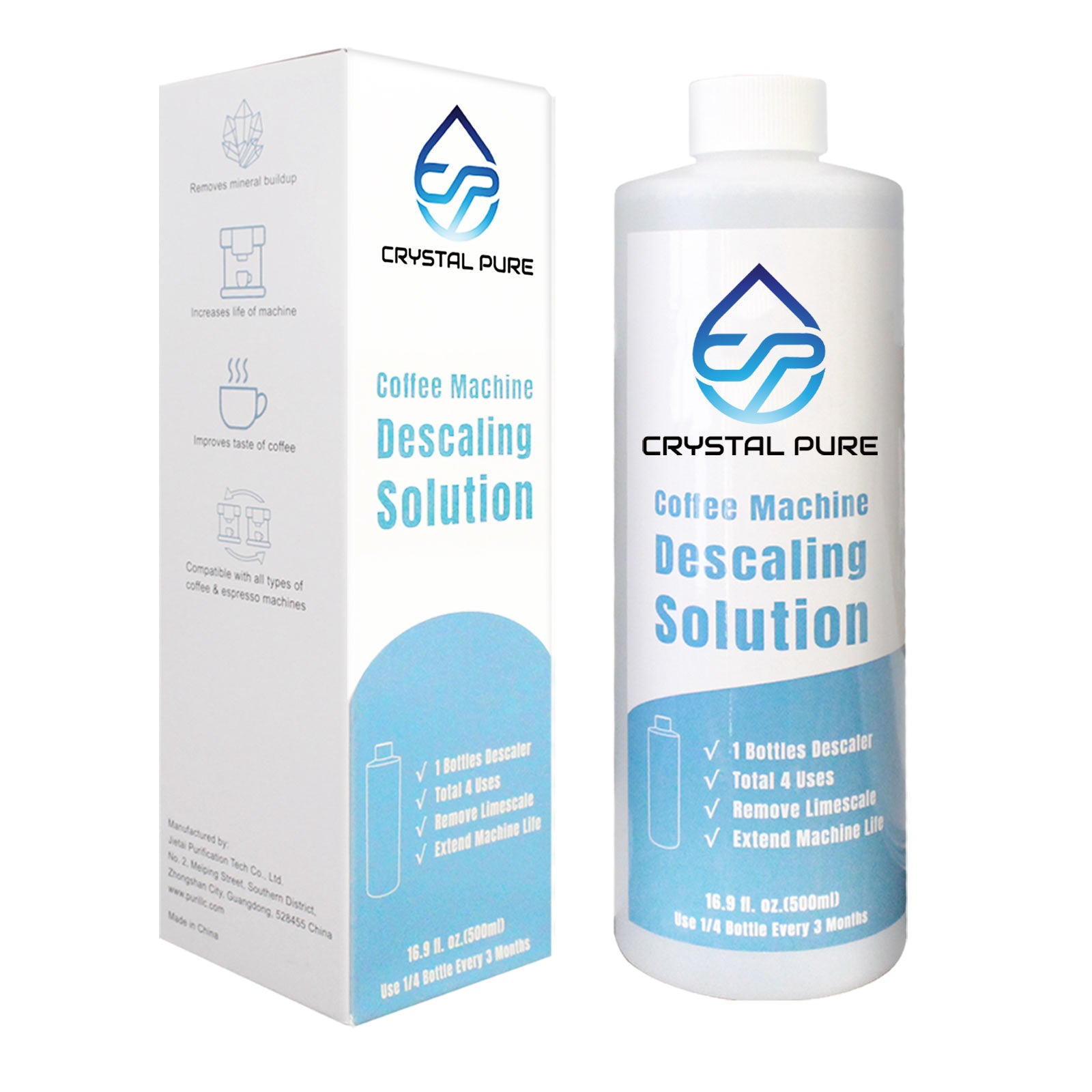 Liquid Descaler Cleaner Descale Descaling Solution for Coffee Machines