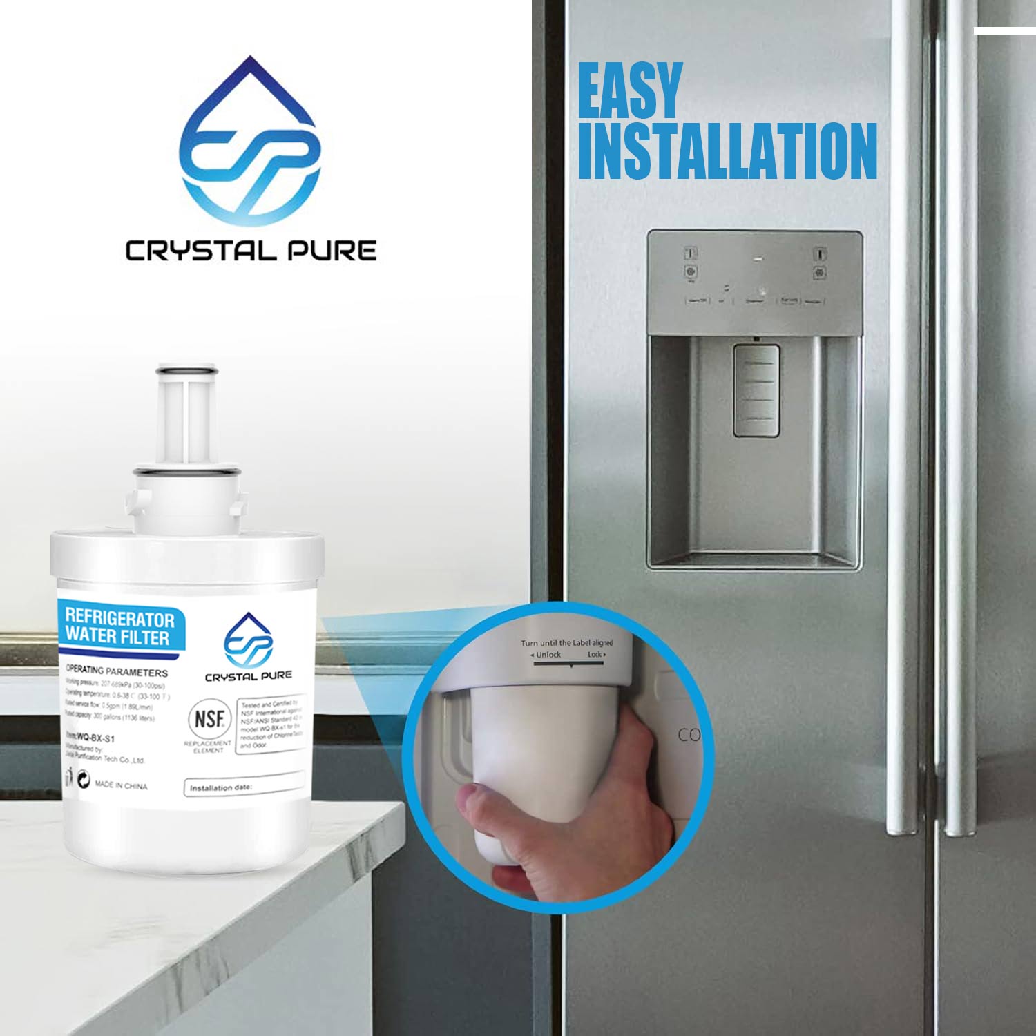Refrigerator Water Filter Replacement for Samsung DA29-00003 HAFIN2