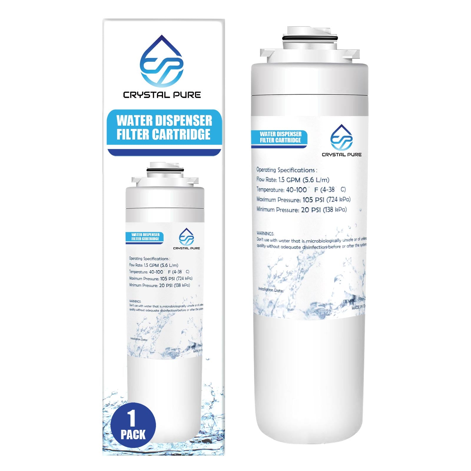 Replacement Water Filter for Elkay 51300C ezH2O Halsey Taylor 55898C