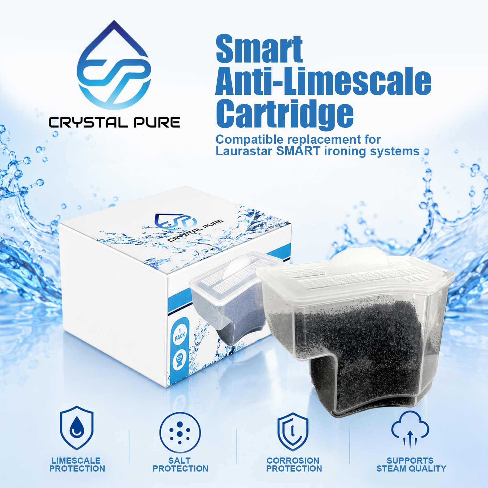 Replacement Anti-Scale Filter Cartridge for Laurastar SMART U/I/M